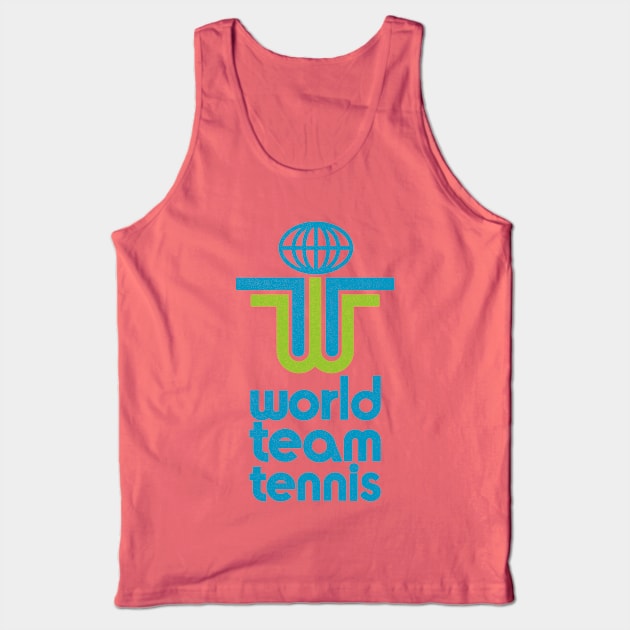 Defunct World Team Tennis 1977 Tank Top by LocalZonly